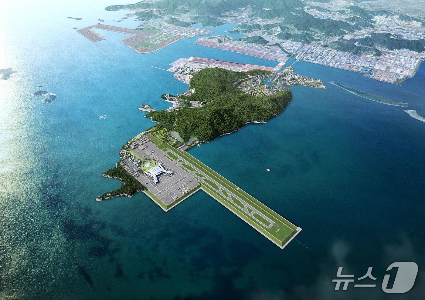 가덕도신공항 조감도 (부산시 제공. 재판매 및 DB금지)