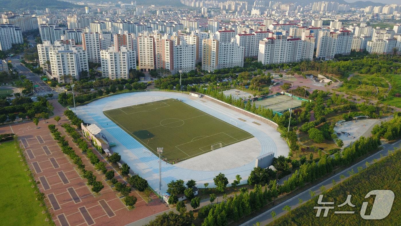 대구 동구 박주영 축구장&#40;대구 동구청 제공. 재판매 및 DB금지&#41;/뉴스1