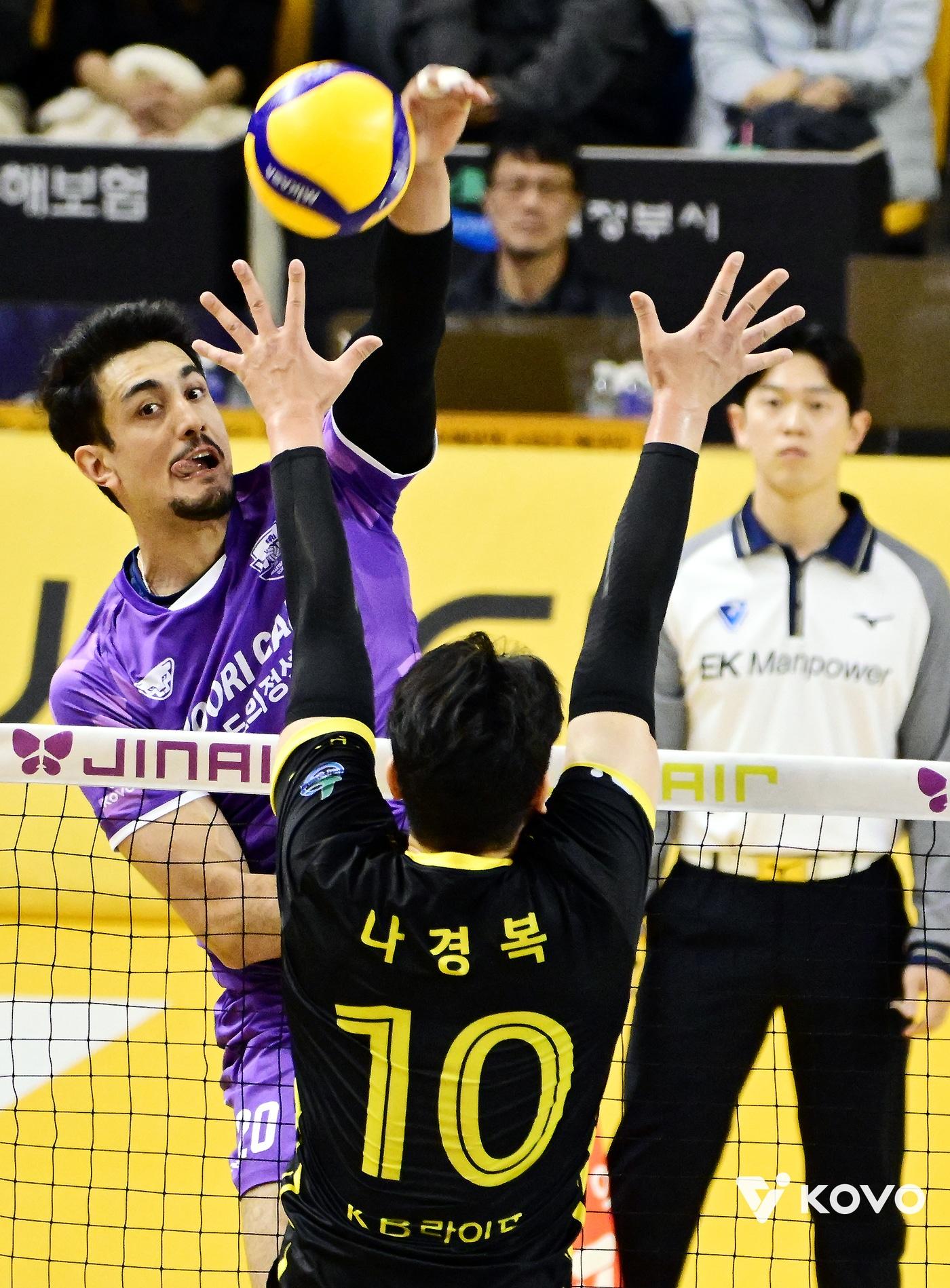 본문 이미지 - 우리카드 하파에우 아라우조. &#40;KOVO 제공&#41;