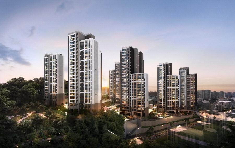 본문 이미지 -   &#39;칸타빌 디 에디션&#39; 단지 조감도&#40;대원 제공&#41; 뉴스1 ⓒ News1  