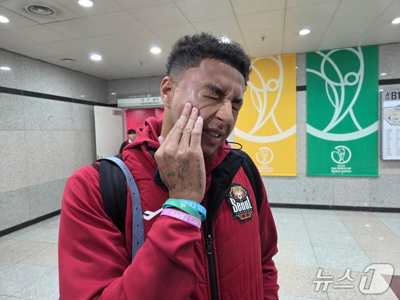 본문 이미지 - 시즌 10호골을 기록하고도 아쉬움을 표한 린가드 ⓒ News1 안영준 기자