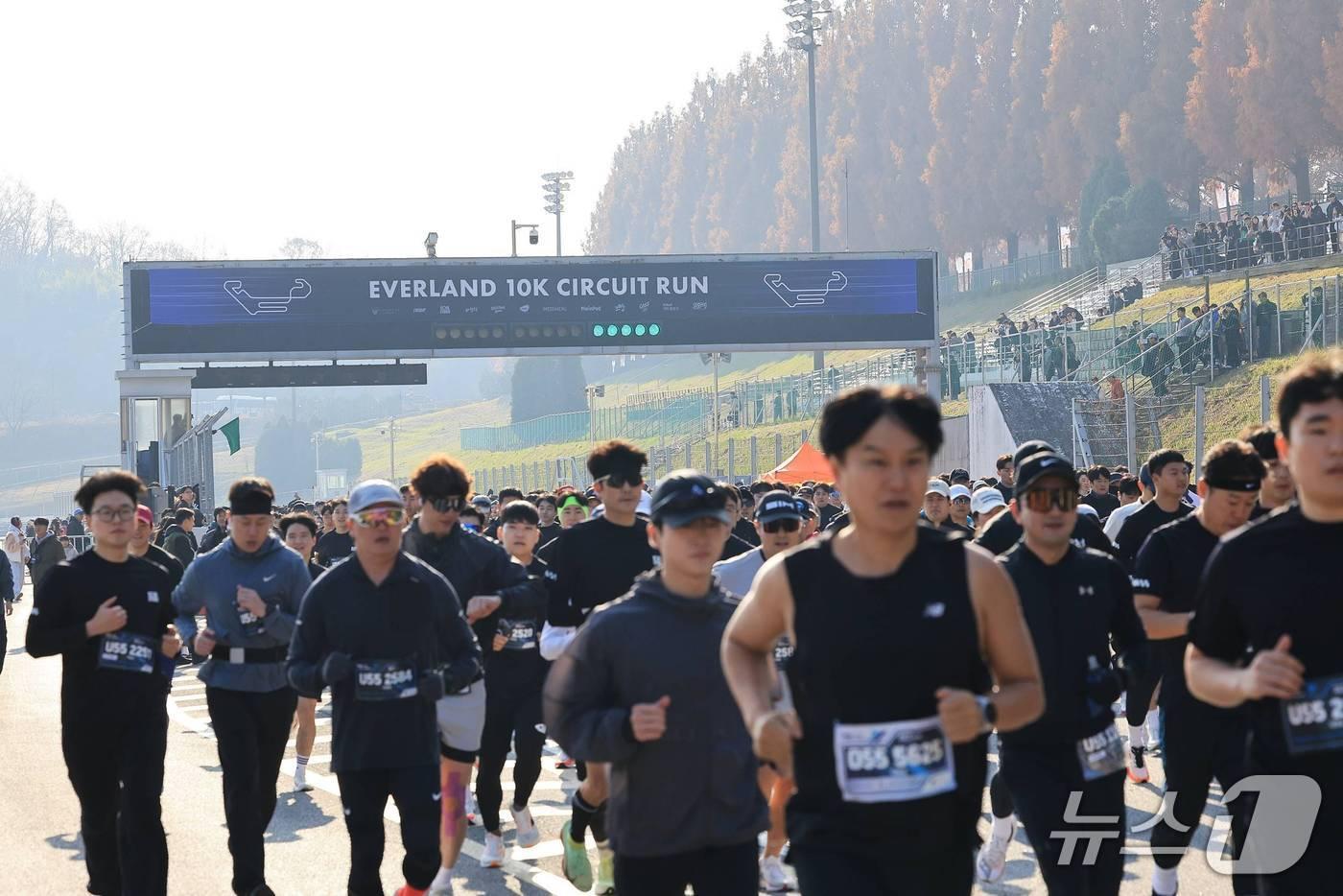 에버랜드 스피드웨이에서 진행된 &#39;2025 에버랜드 10K 서킷런&#39; 대회 현장 &#40;삼성물산 제공&#41;
