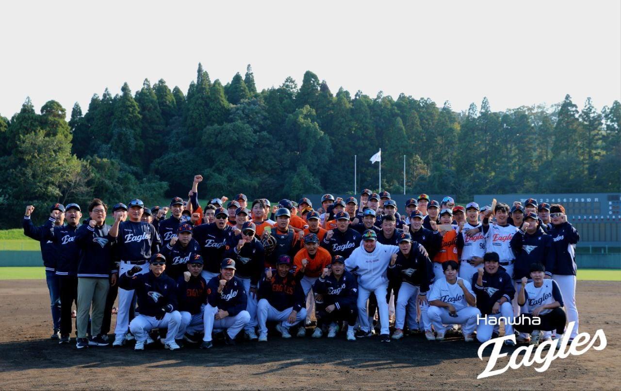 본문 이미지 - 프로야구 한화가 마무리캠프를 마쳤다.&#40;한화 이글스 제공&#41;