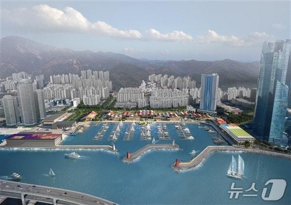 본문 이미지 - 수영만 요트경기장 조감도.&#40;부산시 제공. 재판매 및 DB금지&#41;