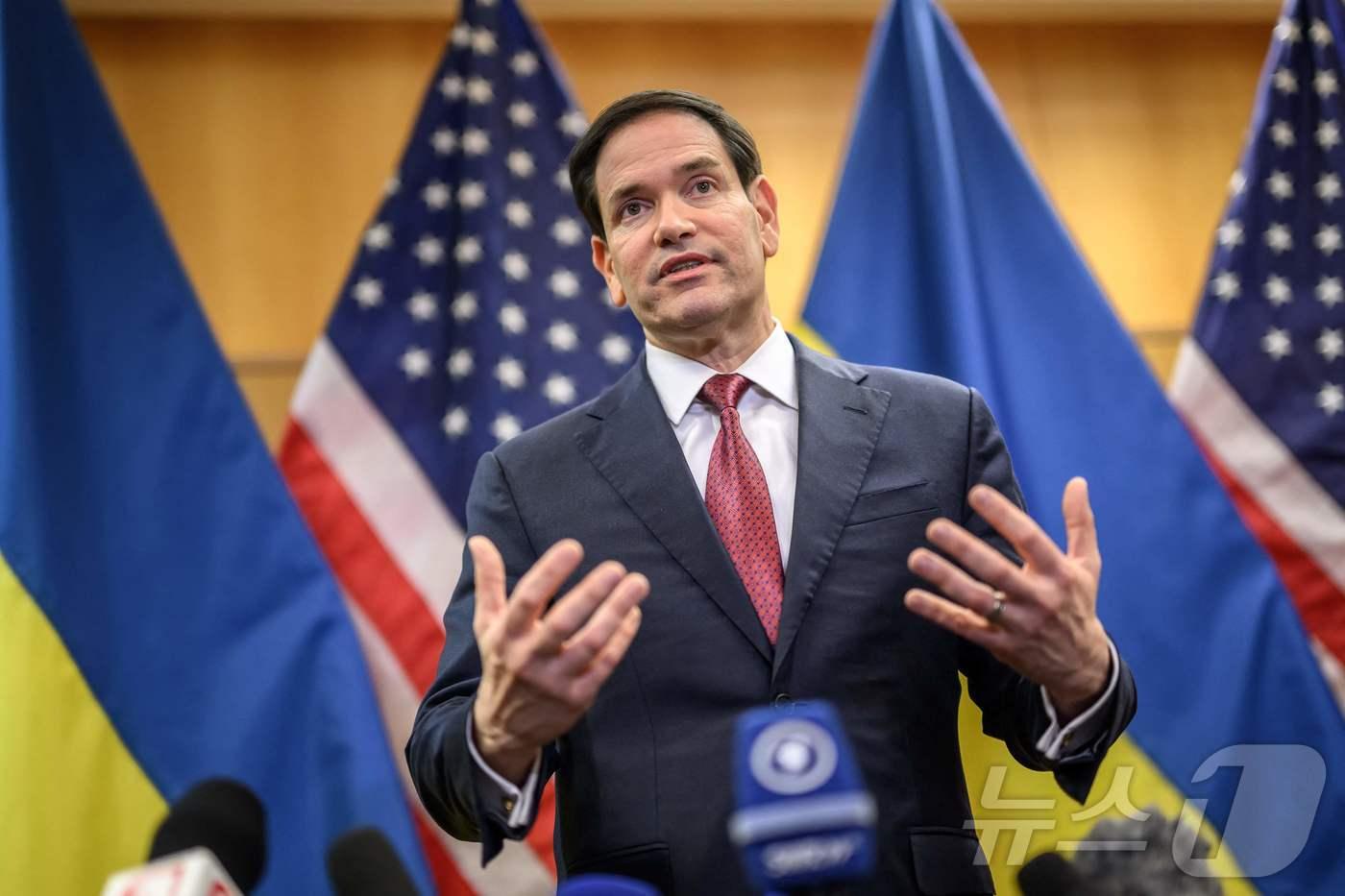마코 루비오 미국 국무장관. 2025.11.23./뉴스1 ⓒ AFP=뉴스1 ⓒ News1 이창규 기자