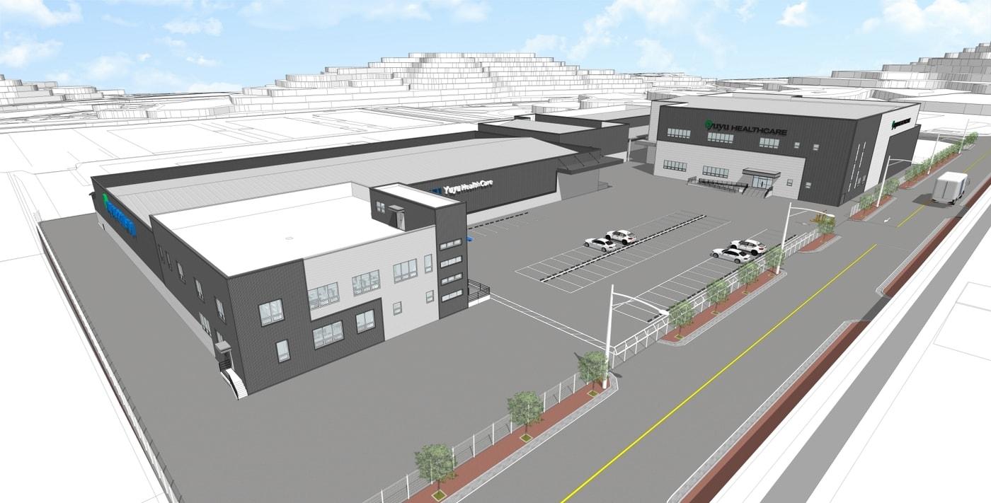 유유헬스케어 제2공장 착공 조감도&#40;유유헬스케어 제공&#41;/뉴스1