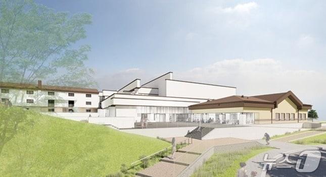 본문 이미지 - 강원 원주시립미술관 조감도. (원주시 제공. 재판매 및 DB금지) 2025.11.24/뉴스1