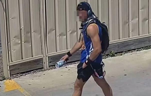 본문 이미지 - 호주 빅토리아주 마트에서 발상한 차량 절도사건의 피의자. 출처=더선