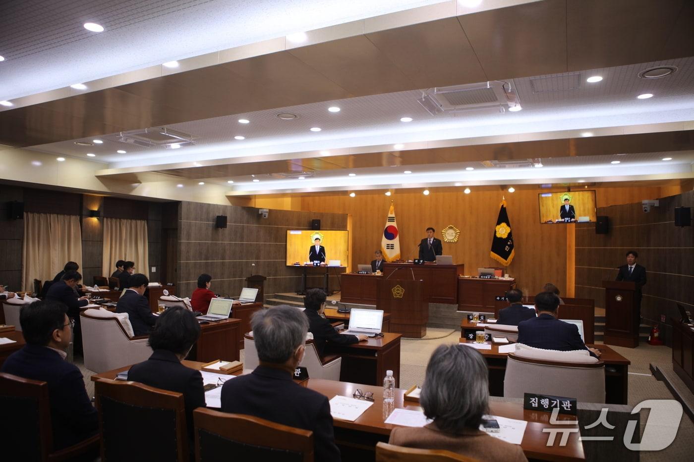 단양군의회 341회 정례회.&#40;단양군의회 제공, 재판매 및 DB금지&#41;/뉴스1  