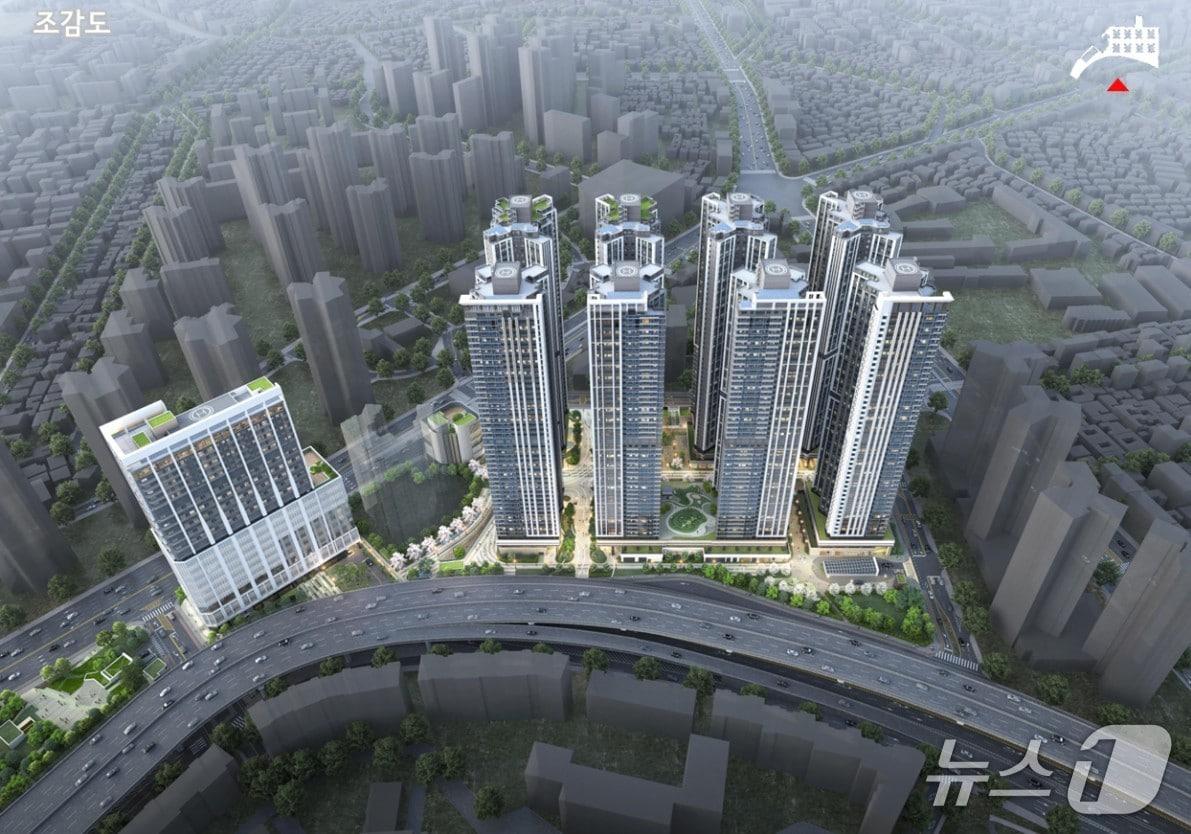 본문 이미지 -  신월1구역 예상 조감도 &#40;성북구청 제공&#41;  뉴스1 ⓒ News1