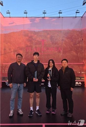 본문 이미지 - '2025 TLAB KOREA 1 PSA SATELLITE' 스쿼시 대회(충북스쿼시연맹 제공. 재판매 및 DB금지)./뉴스1