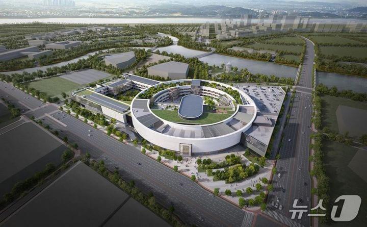 본문 이미지 -  더현대 부산 예상 조감도 (HL디앤아이한라 제공) 뉴스1 ⓒ News1