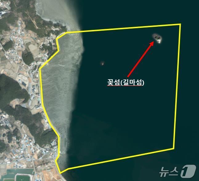 본문 이미지 - 영흥면 내리 연안해역&#40;인천 옹진군 제공/뉴스1&#41;
