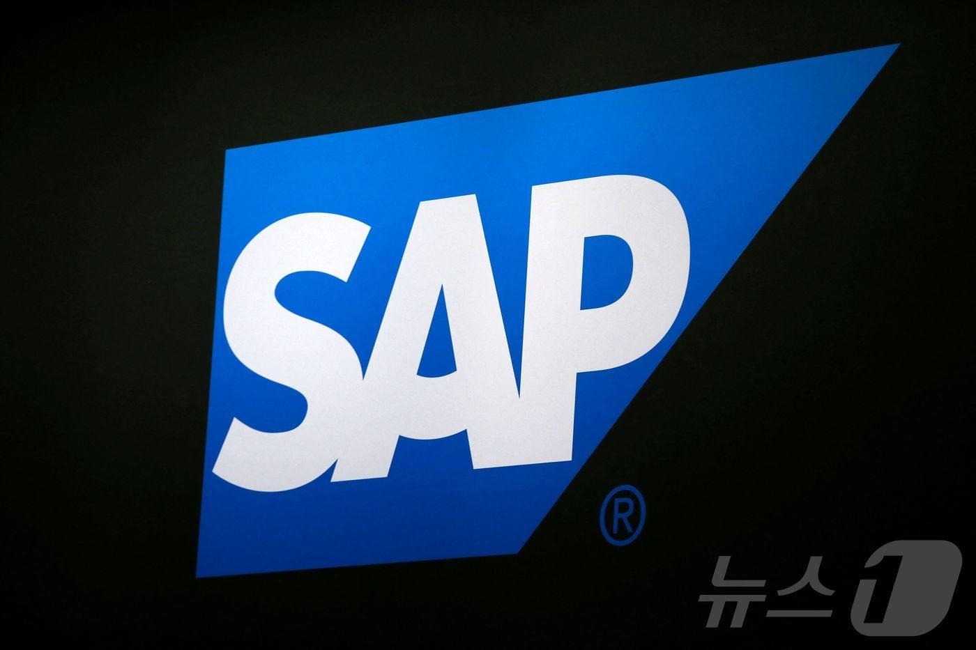 SAP 로고 FILES-EU-GERMANY-INVESTIGATION ⓒ AFP=뉴스1