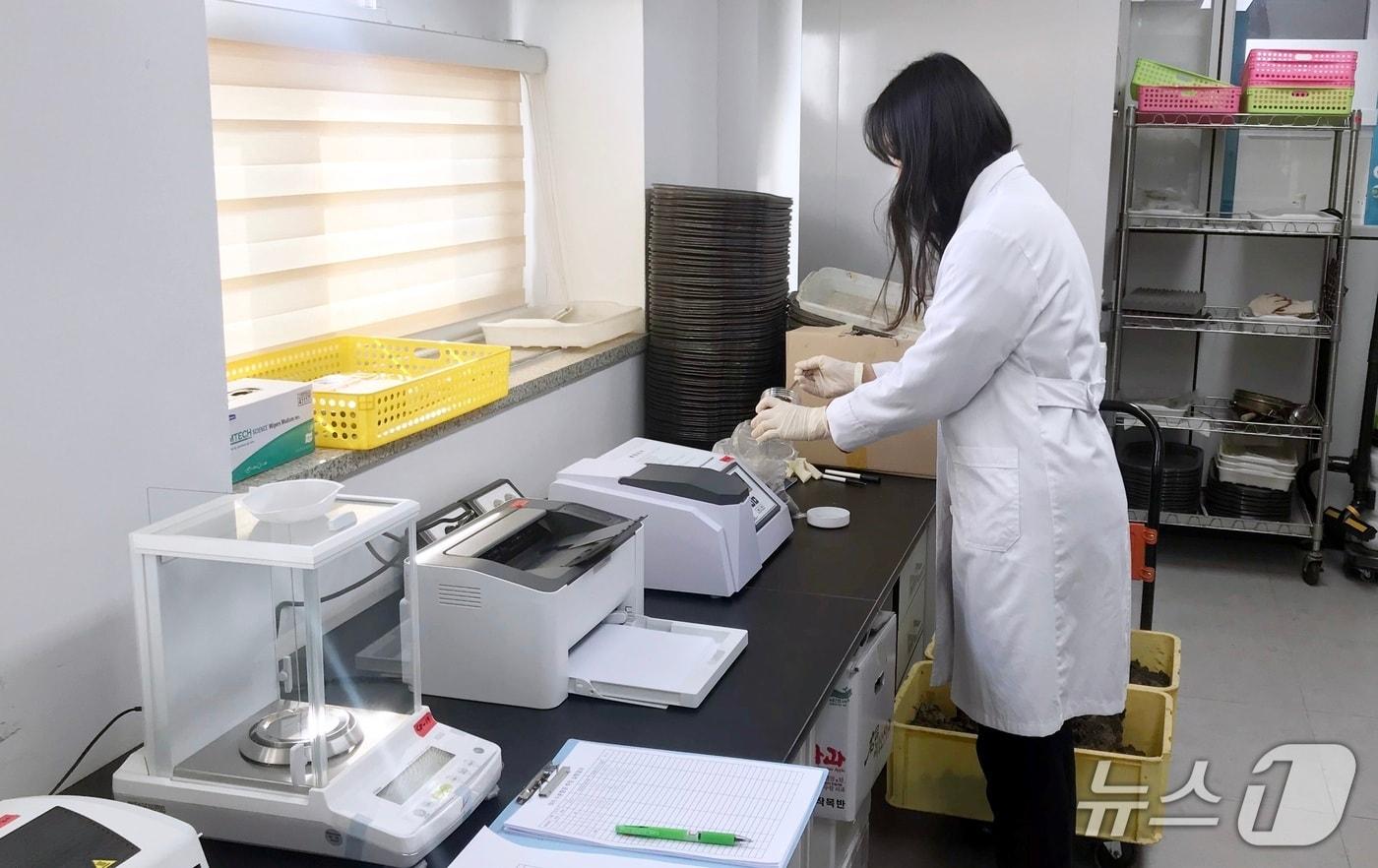 가축분뇨 부숙도 검사./뉴스1