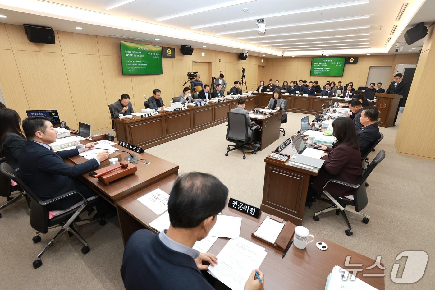 충북도의회 예산결산특별위원회&#40;도의회 제공. 재판매 및 DB금지&#41;