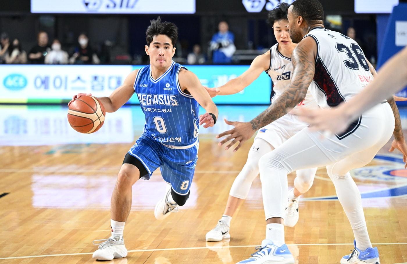 제재금 50만원 징계를 받은 한국가스공사의 샘조세프 벨란겔. &#40;KBL 제공&#41;