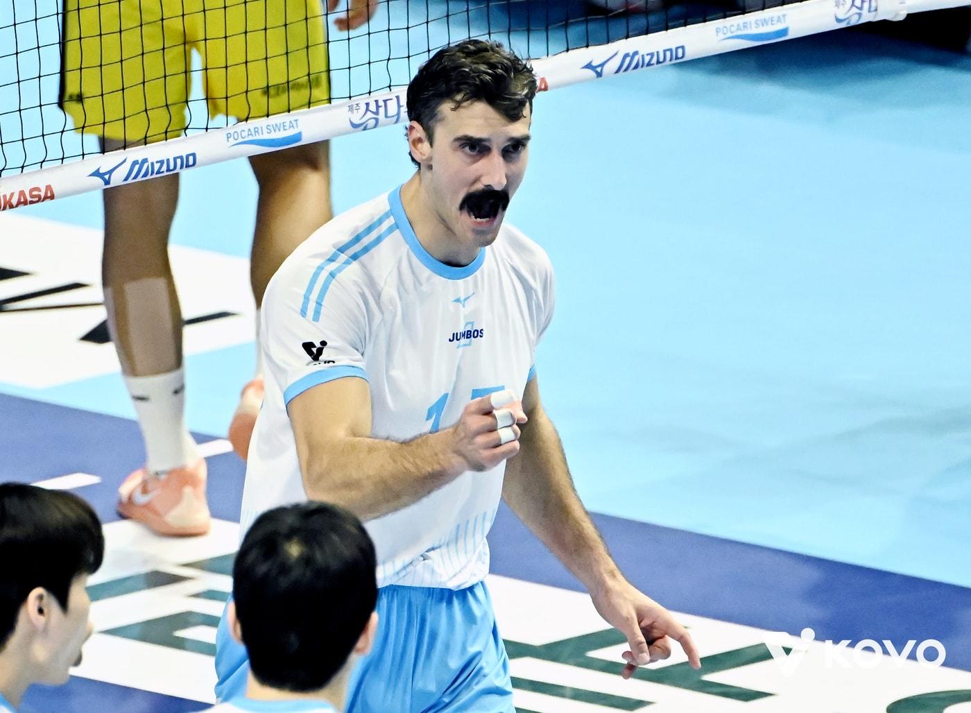 본문 이미지 - 대한항공 카일 러셀. &#40;KOVO 제공&#41;