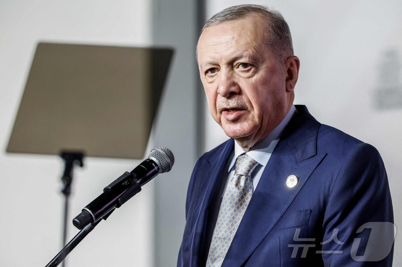 레제프 타이이프 에르도안 튀르키예 대통령. 2025.11.23./뉴스1 ⓒ AFP=뉴스1 ⓒ News1 이창규 기자