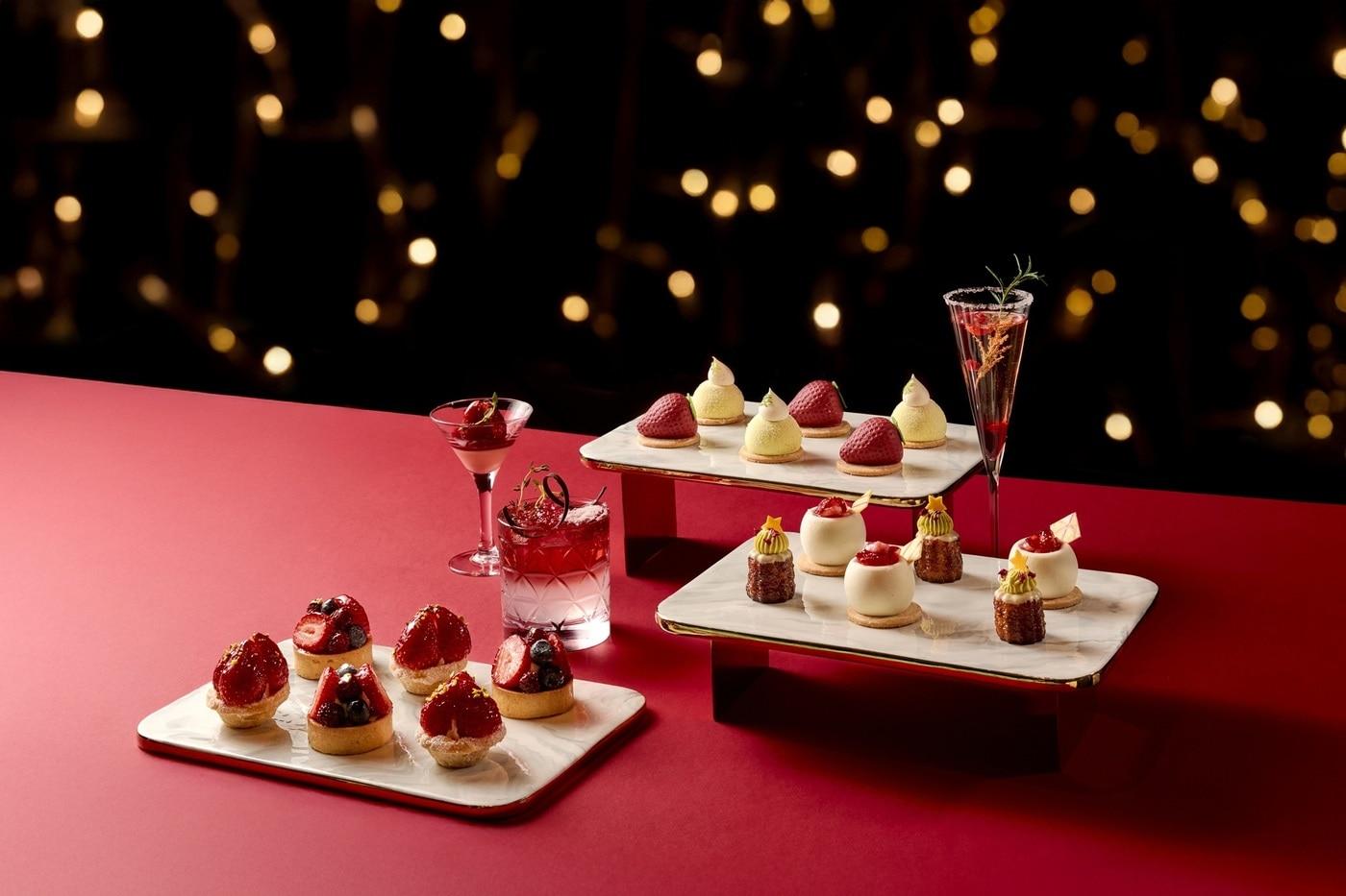 페닌슐라 라운지 앤 바 '2025 머스트 비 스트로베리' 디저트 뷔페(롯데호텔 제공)