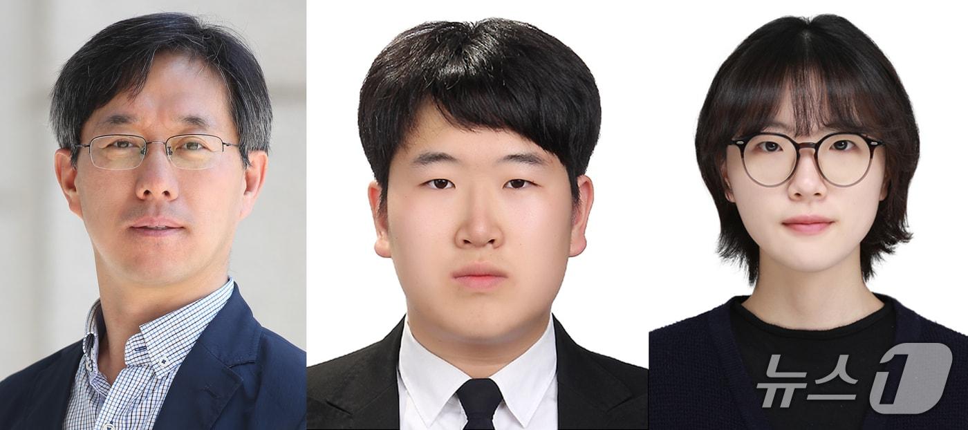 이한호 전기전자공학부 교수 연구팀. &#40;왼쪽부터&#41; 이한호 교수와 장윤성·양슬비 석사과정 학생.&#40;인하대 제공. 재배포 및 DB금지&#41;2025.11.26/뉴스1
