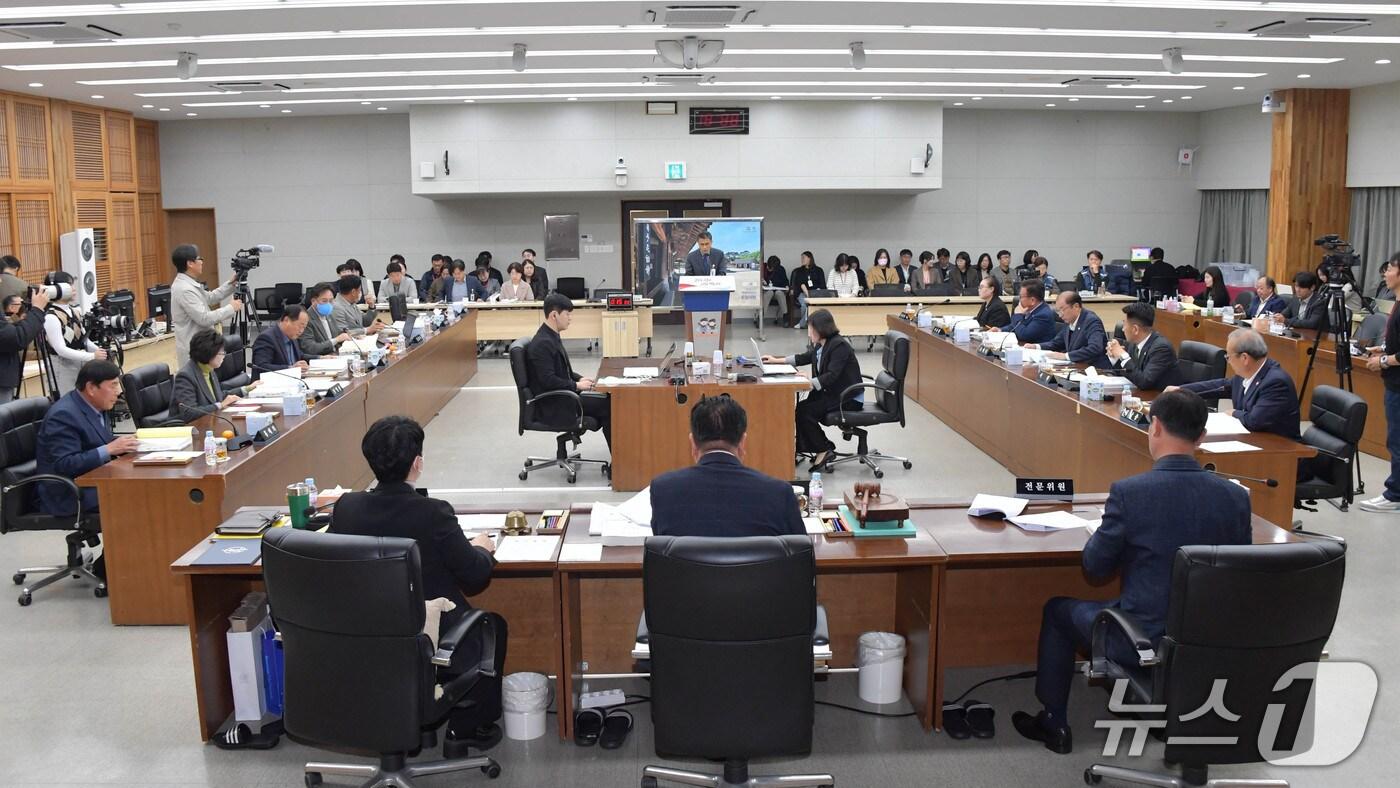 2025 행정사무감사장 전경(논산시의회 제공.재판매 및 DB금지)/뉴스1