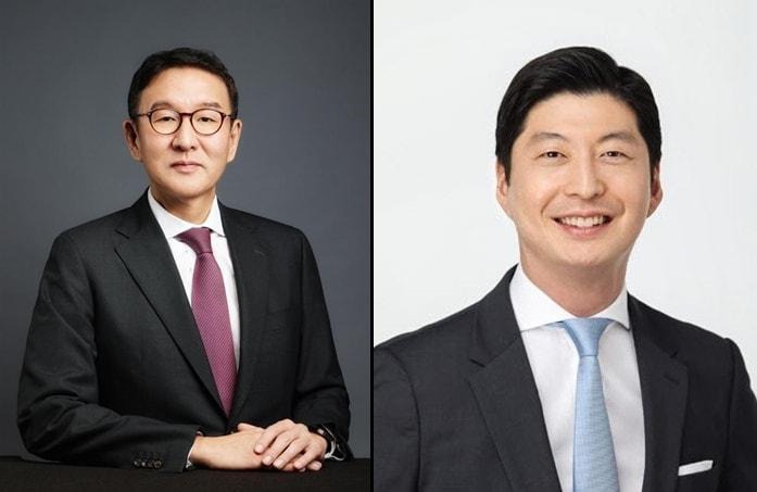 본문 이미지 - 허용수 GS에너지 대표이사 부회장&#40;왼쪽&#41;과 허세홍 GS칼텍스 대표이사 부회장&#40;GS 제공&#41;. ⓒ 뉴스1