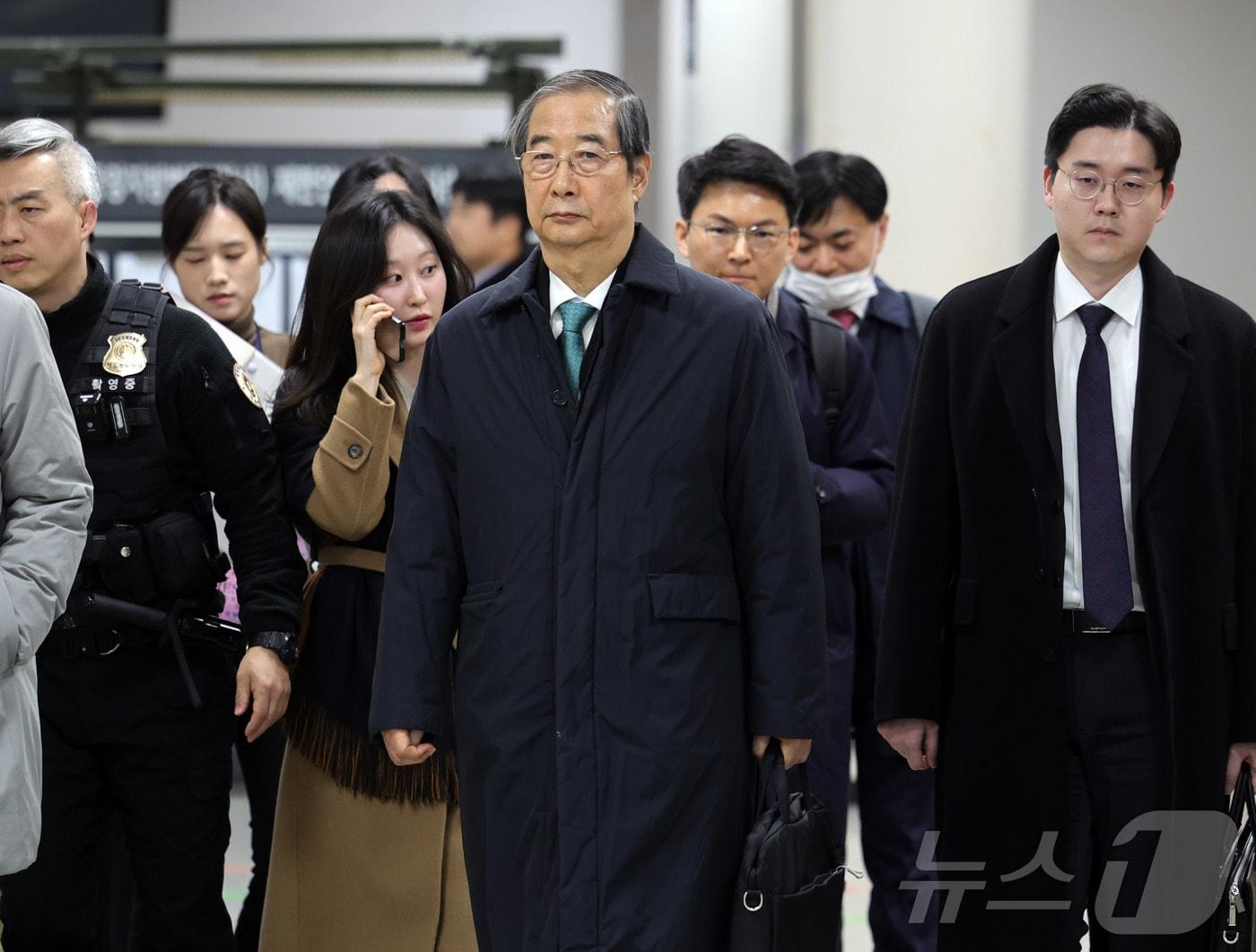 본문 이미지 - 한덕수 전 국무총리. (공동취재) 2025.11.26/뉴스1 ⓒ News1 김민지 기자