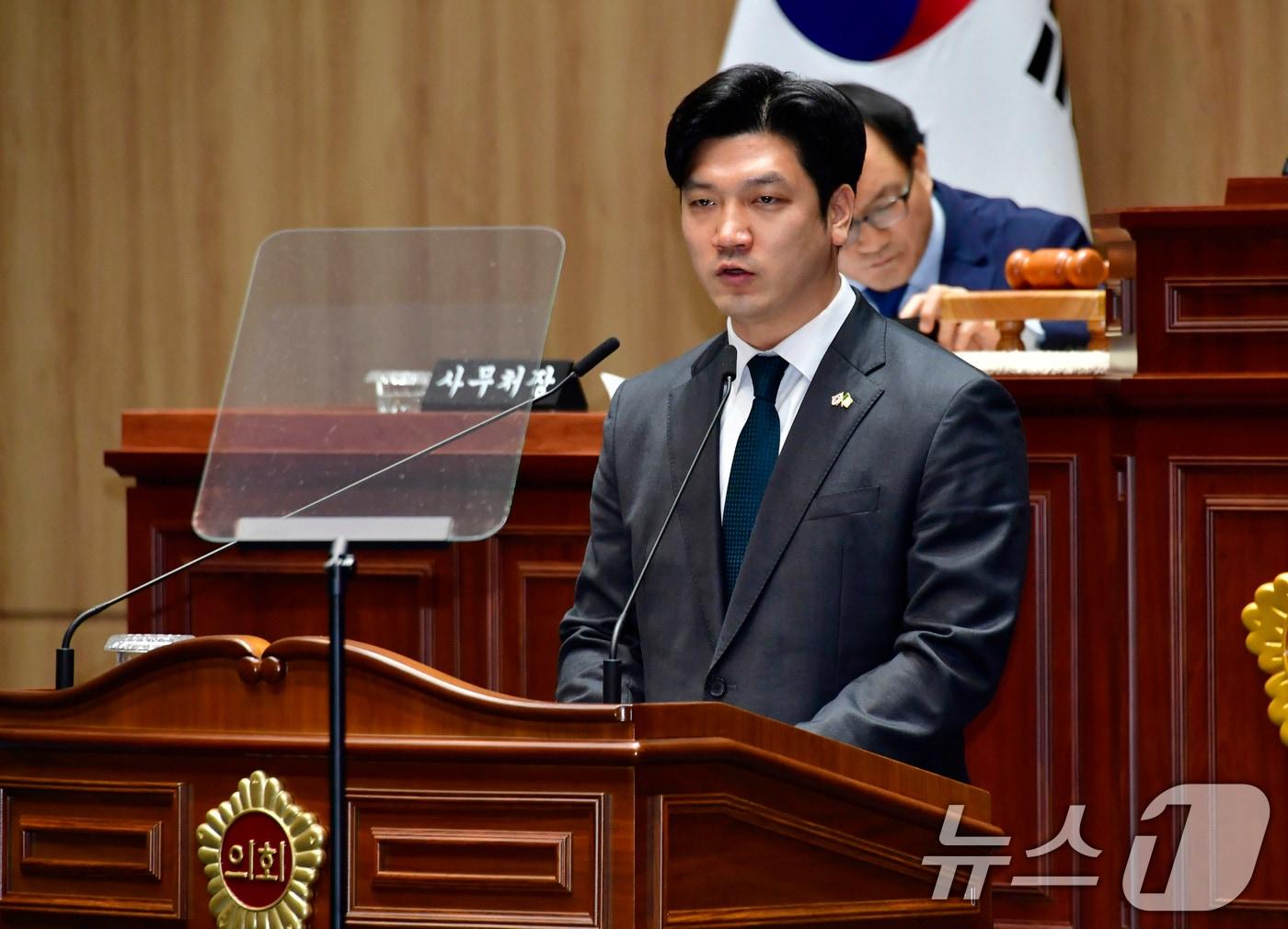 본문 이미지 - 이명노 광주시의원. &#40;광주시의회 제공. 재판매 및 DB 금지&#41; /뉴스1