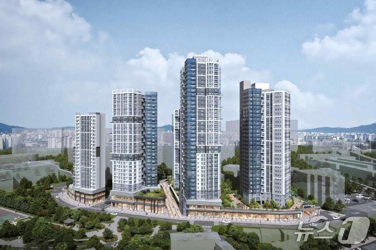 본문 이미지 - 신길13 재정비촉진구역 재건축 정비 사업 조감도 &#40;SH 제공&#41; 뉴스1 ⓒ News1