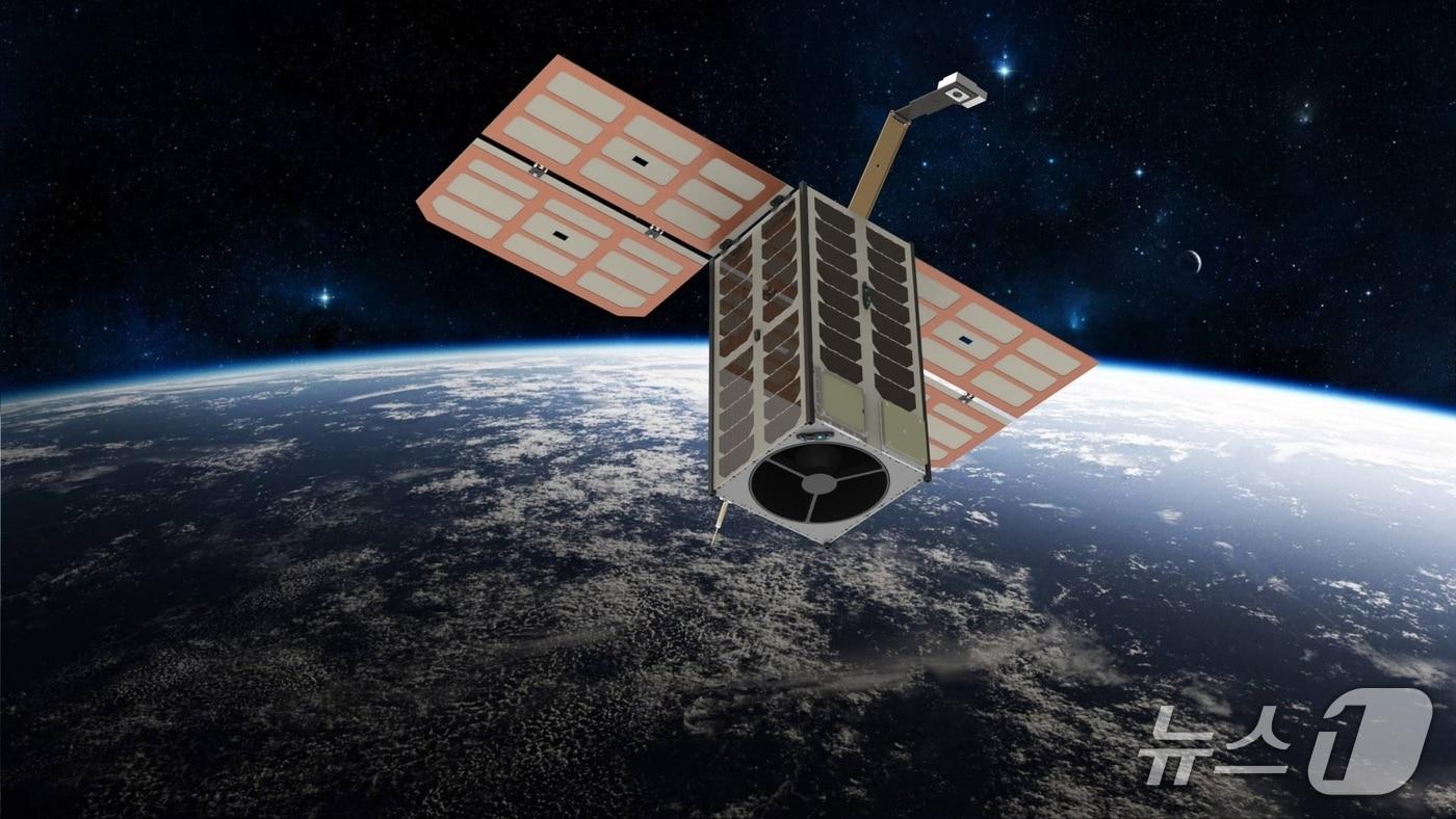 우주 배경 대전샛 형상도 &#40;대전시 제공&#41; / 뉴스1