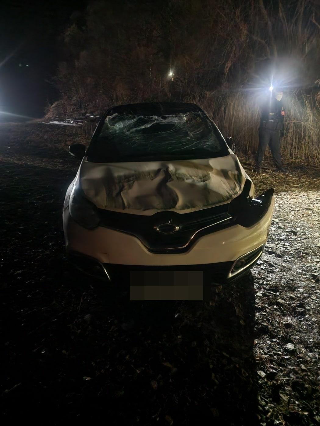 본문 이미지 - 충주호에서 인양된 50대 여성의 차량&#40;독자 송영훈씨 제공. 재판매 및 DB금지&#41;./뉴스1