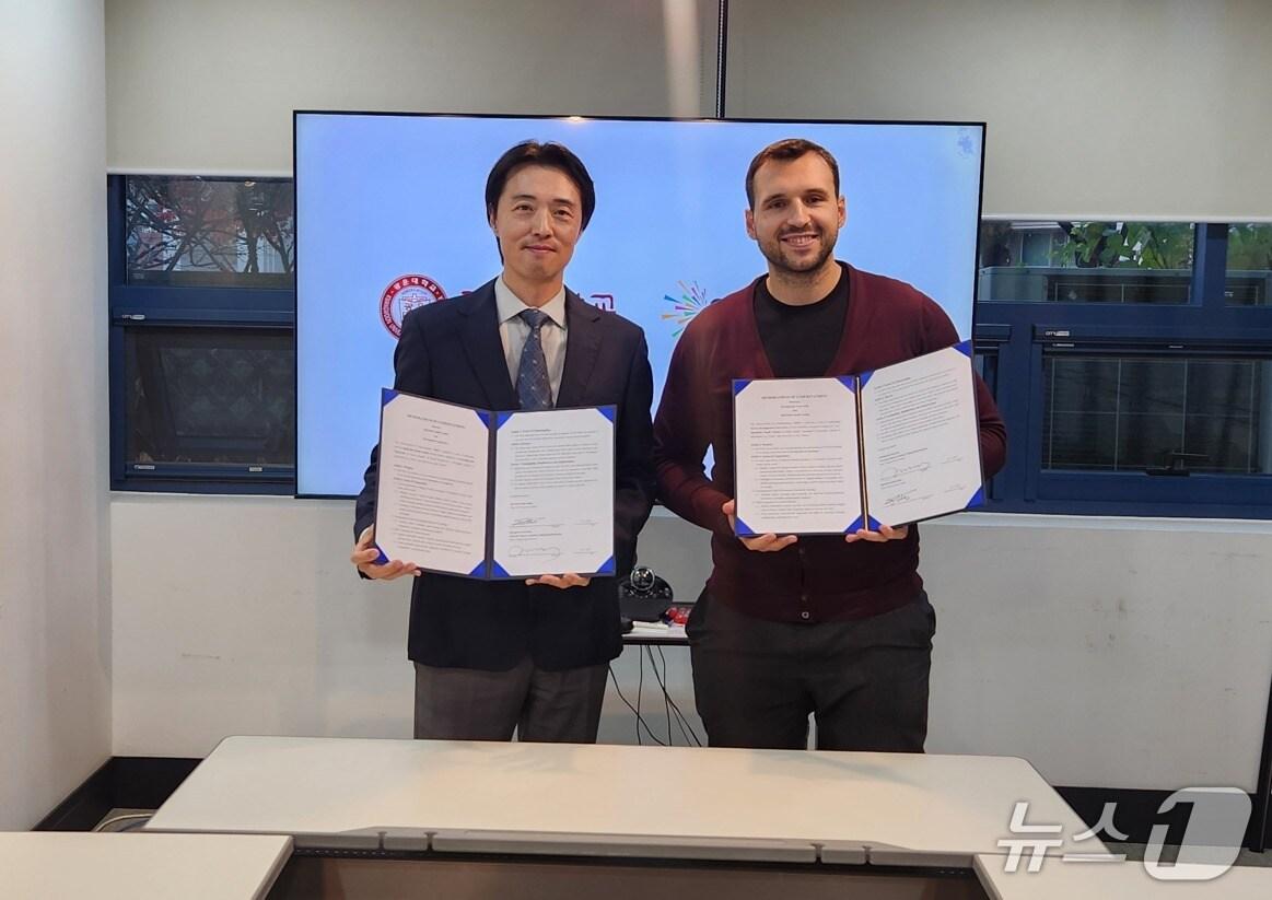 본문 이미지 - 광운대학교와 스파크랩 사우디아라비아 MOU.&#40;광운대 제공&#41;