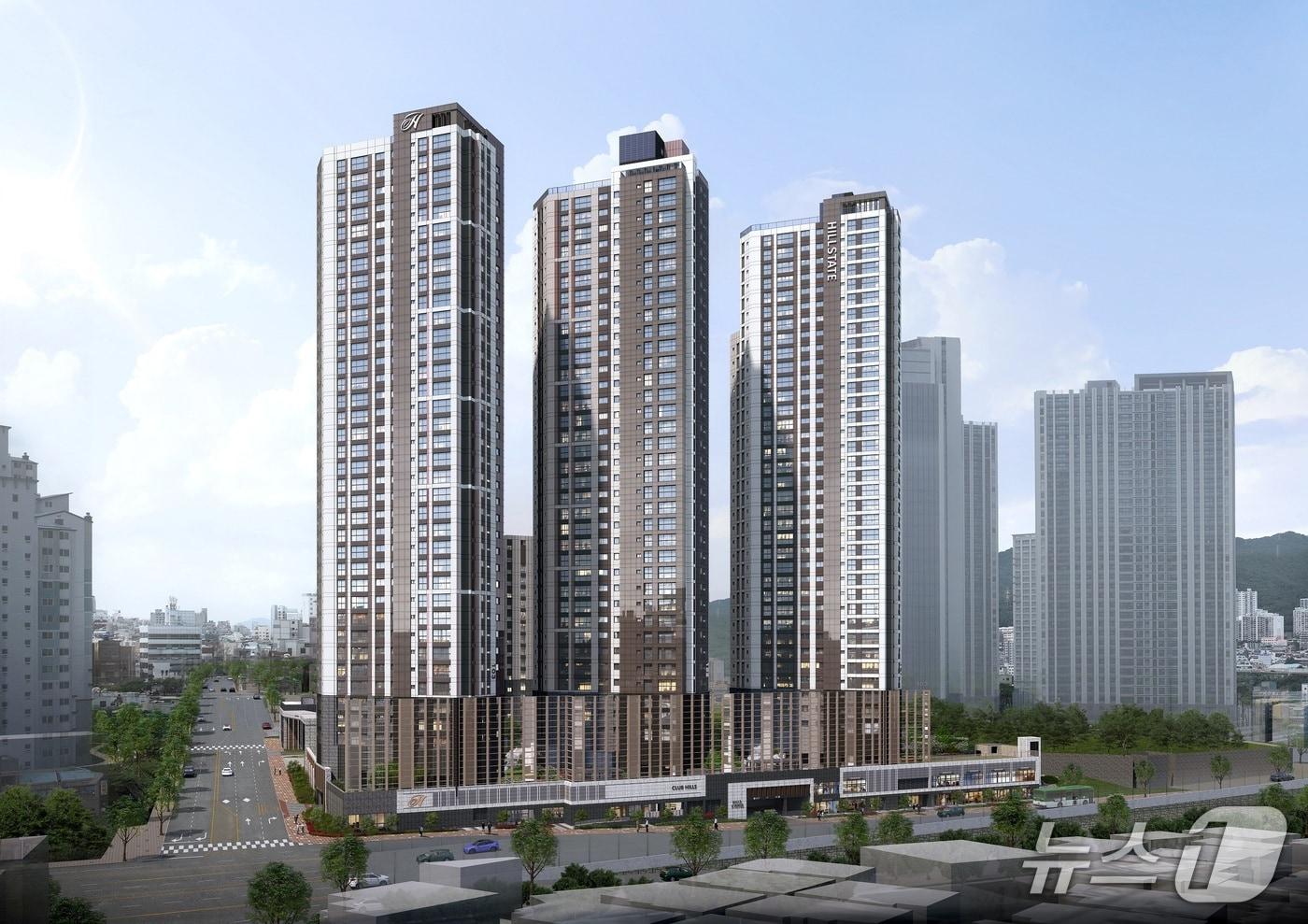 현대건설 &#39;힐스테이트 가야&#39; 조감도 &#40;현대건설 제공&#41; 뉴스1 ⓒ News1 