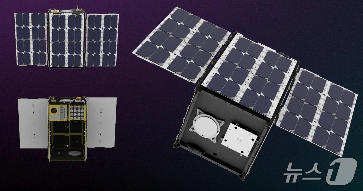 본문 이미지 - 나라스페이스테크놀로지가 개발한 12U위성 &#40;회사 홈페이지 캡처. 재판매 및 DB금지&#41;