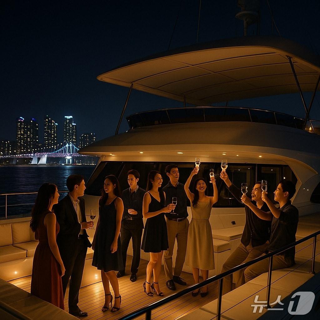 본문 이미지 - 최대 88명 탑승 '다이아몬드베이' 프라이빗 요트 서비스 인기.(다이아몬드베이 제공. 재판매 및 DB금지)