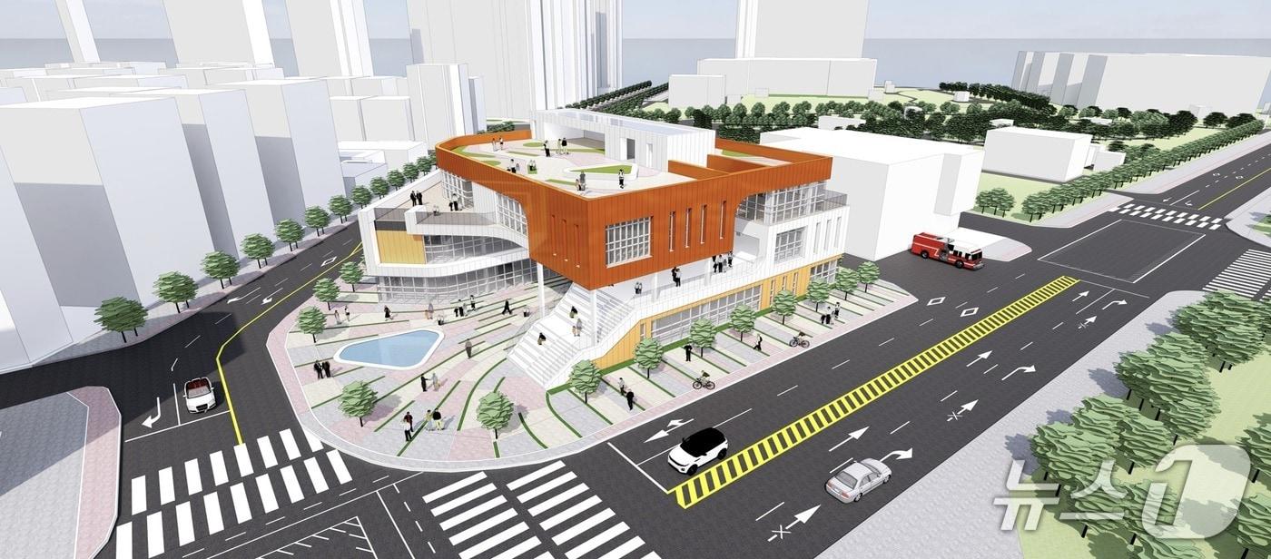 윤석열 정부 때 통일부가 진행한 &#39;국립북한인권센터&#39; 설계안 공모에서 최우수 당선작에 선정된 종합건축사무소 아키미르의 설계안. 현재는 센터 명칭과 목적이 백지화되며 이 설계안 역시 폐기되는 수순이다. &#40;통일부 제공&#41;