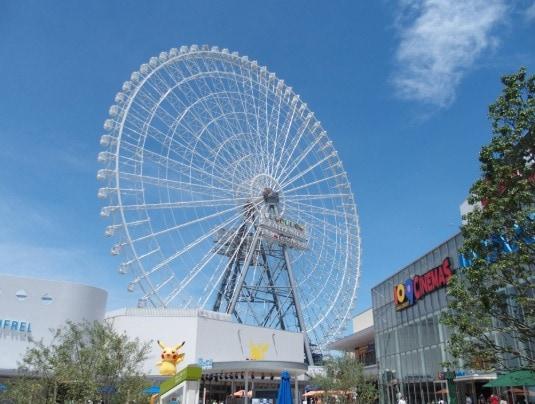 본문 이미지 - 일본에서 가장 높은 관람차가 낙뢰의 영향으로 인해 긴급 정지했다. (오사카 인포 캡쳐)