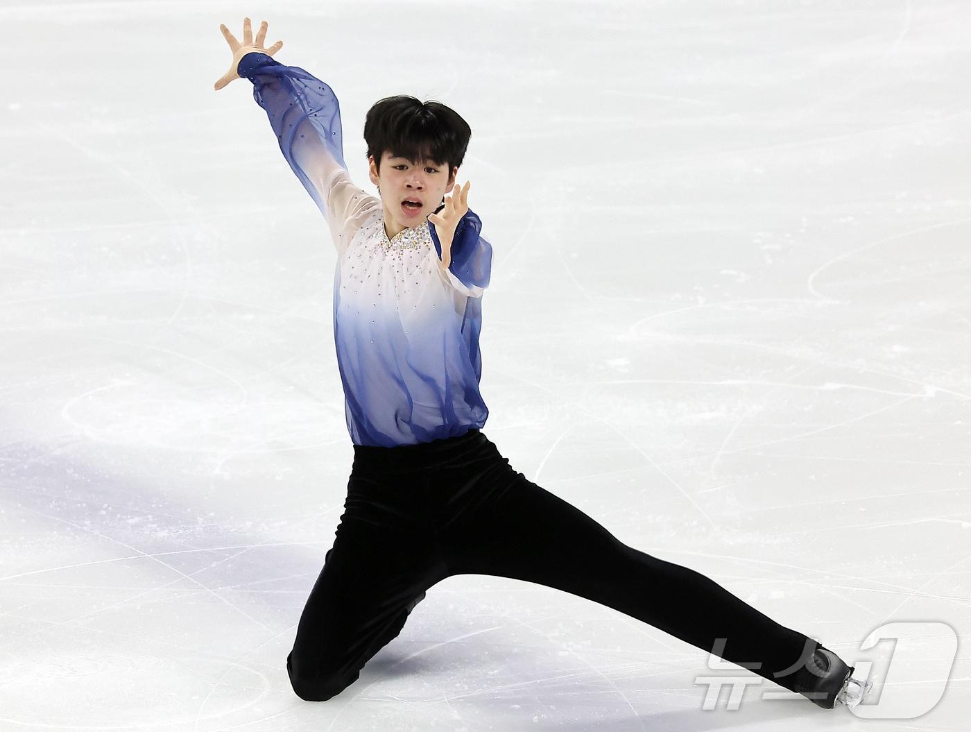 본문 이미지 - 피겨스케이팅 남자 싱글 기대주 서민규&#40;경신고등학교/뉴스1 ⓒ News1 김진환 기자