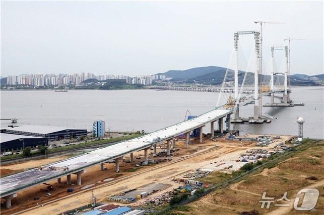 본문 이미지 - 내년 1월 개통을 앞둔 인천 제3연륙교 (인천경제청 제공.재판매 및 DB금지)