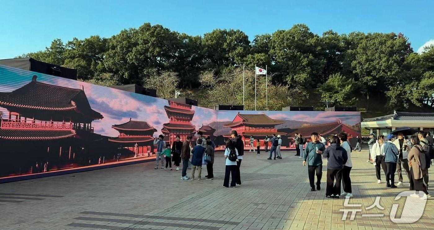 초대형 미디어월 '신라의 천년 울림'