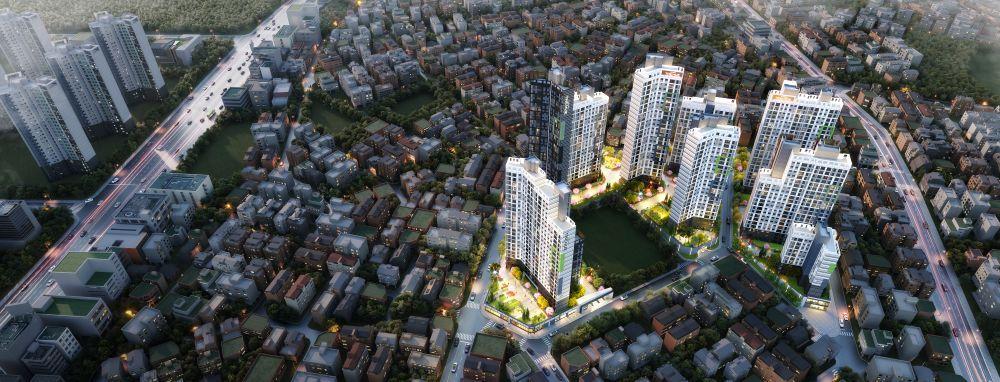 본문 이미지 - 시흥1동 모아타운 조감도&#40;한신공영 제공&#41;.뉴스1 ⓒ News1