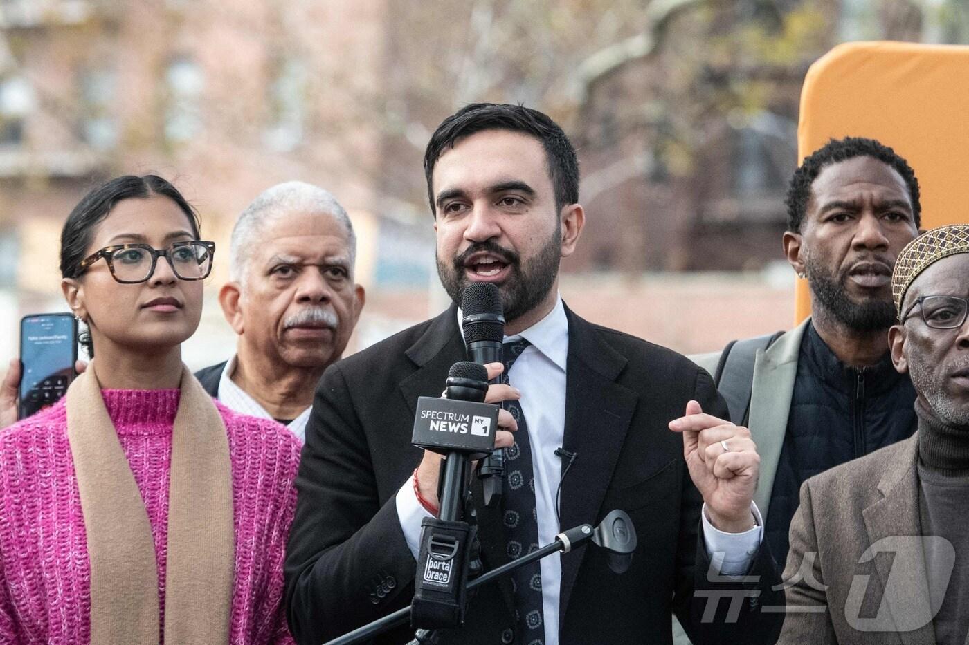 미국 민주당 뉴욕 시장 후보 조란 맘다니.ⓒ AFP=뉴스1 ⓒ News1 이정환 기자