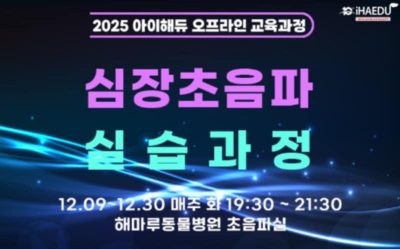 본문 이미지 - '심장초음파 실습 과정' 포스터 ⓒ 뉴스1