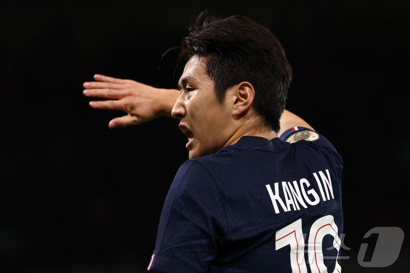 PSG의 이강인. ⓒ AFP=뉴스1