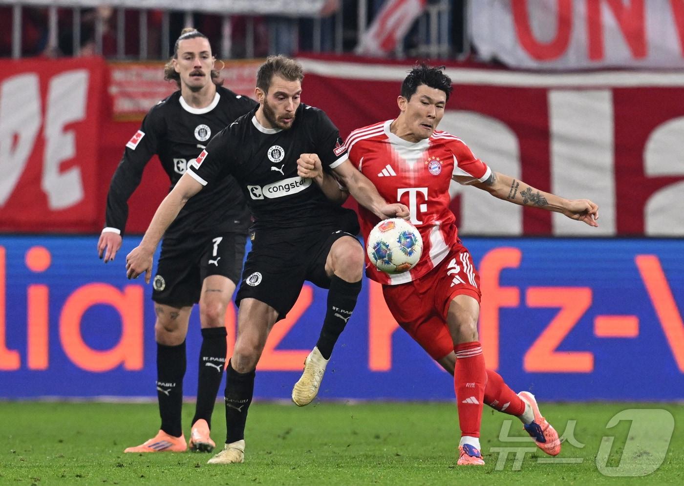 바이에른 뮌헨의 김민재. ⓒ 로이터=뉴스1