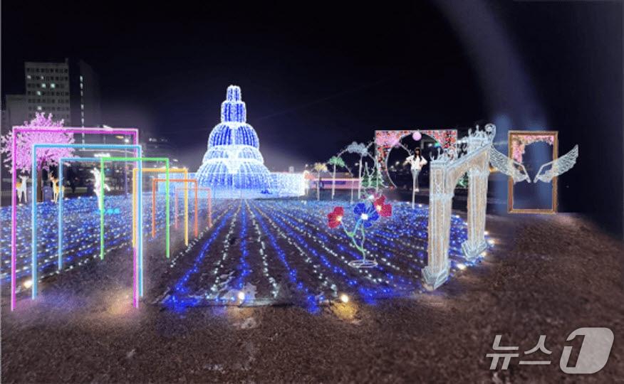 본문 이미지 - 경기 북부청 평화광장 빛축제 시안. &#40;경기도 제공,재판매 및 DB금지&#41;
