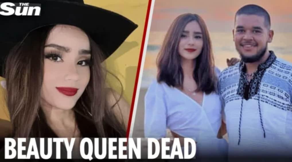 본문 이미지 - 미인대회 우승자 엘리슨 몬타뇨 게레로와 남자 친구 헤수스 에두아르도 세베리아노 가르시아. 출처=더선