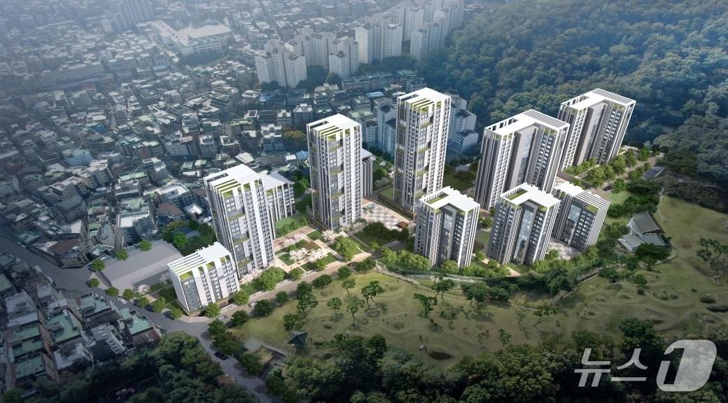 본문 이미지 - 사당12구역 주택정비형 재개발 사업 조감도 &#40;서울시 제공&#41; 뉴스1 ⓒ News1