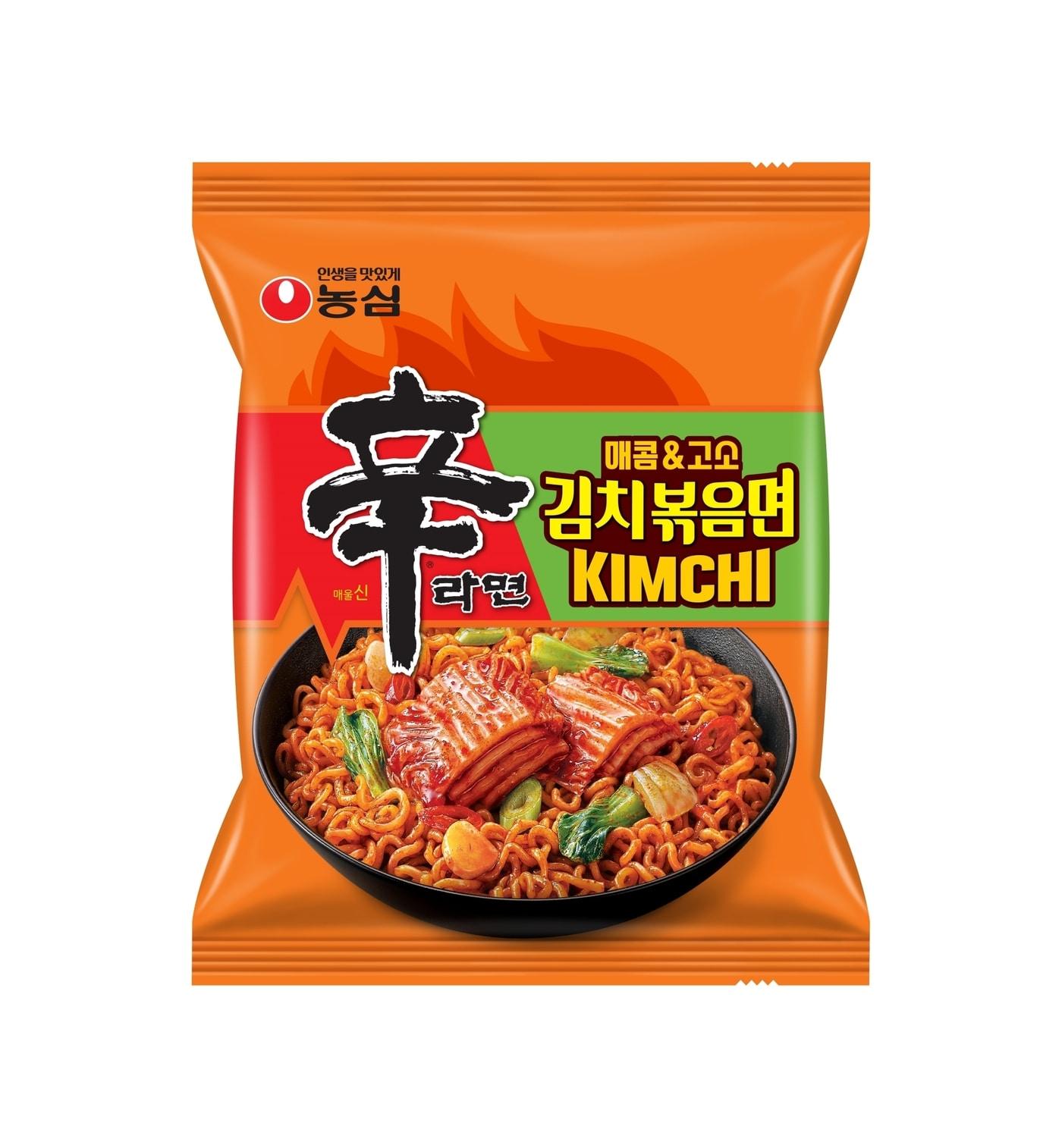 본문 이미지 - 농심 신라면 김치볶음면 제품 이미지.(농심 제공)